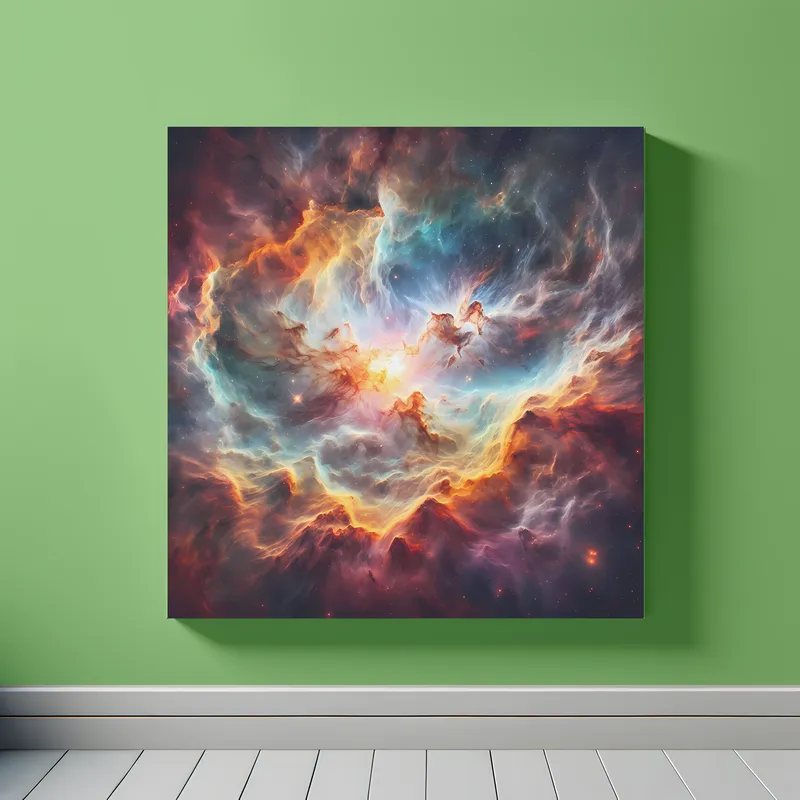 Galactic Flame Ballet | Realistic Galaxy Space Art | LoveSpaceArt