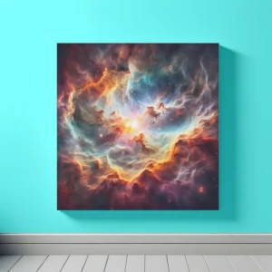 Galactic Flame Ballet | Realistic Galaxy Space Art | LoveSpaceArt