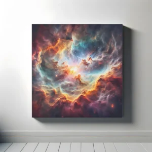 Galactic Flame Ballet | Realistic Galaxy Space Art | LoveSpaceArt