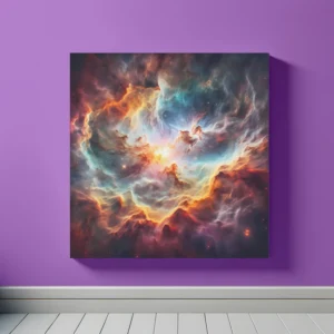 Galactic Flame Ballet | Realistic Galaxy Space Art | LoveSpaceArt