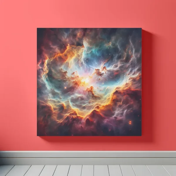 Galactic Flame Ballet | Realistic Galaxy Space Art | LoveSpaceArt