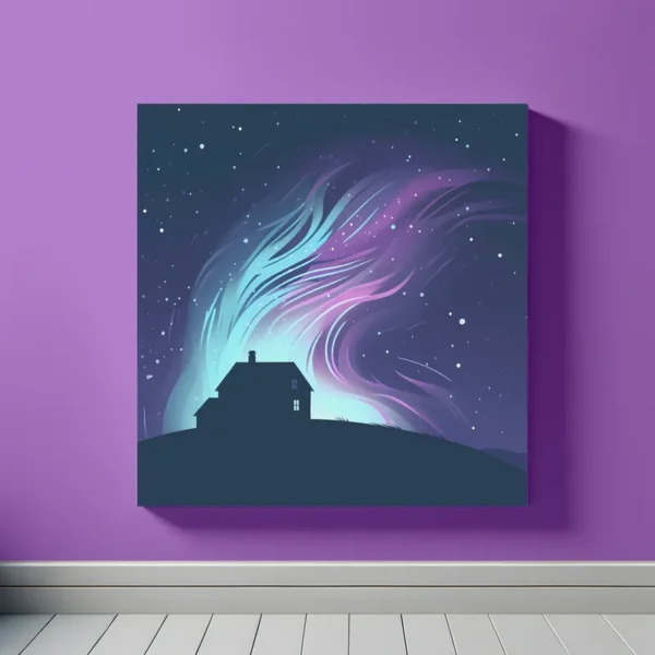 Starry Night Whispers | Illustrated Space Art | LoveSpaceArt