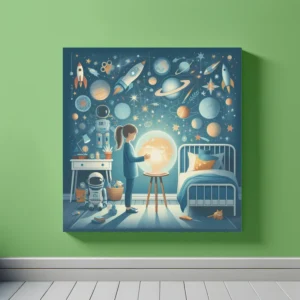 Stellar Dreams | Illustrated Kids Space Art | LoveSpaceArt