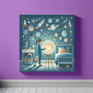 Stellar Dreams | Illustrated Kids Space Art | LoveSpaceArt