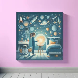 Stellar Dreams | Illustrated Kids Space Art | LoveSpaceArt