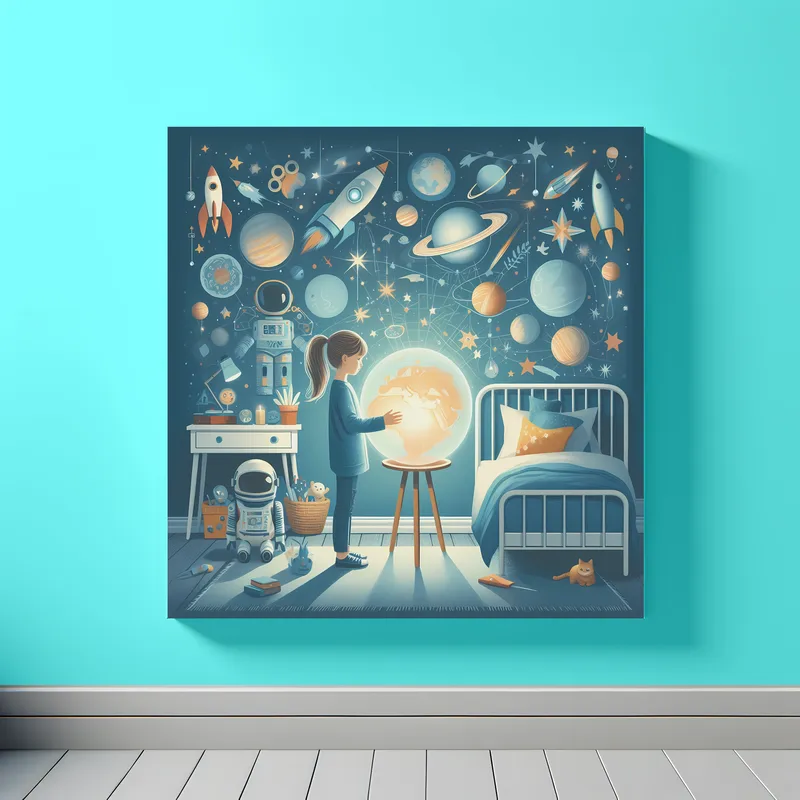 Stellar Dreams | Illustrated Kids Space Art | LoveSpaceArt