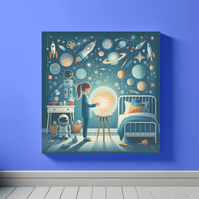 Stellar Dreams | Illustrated Kids Space Art | LoveSpaceArt