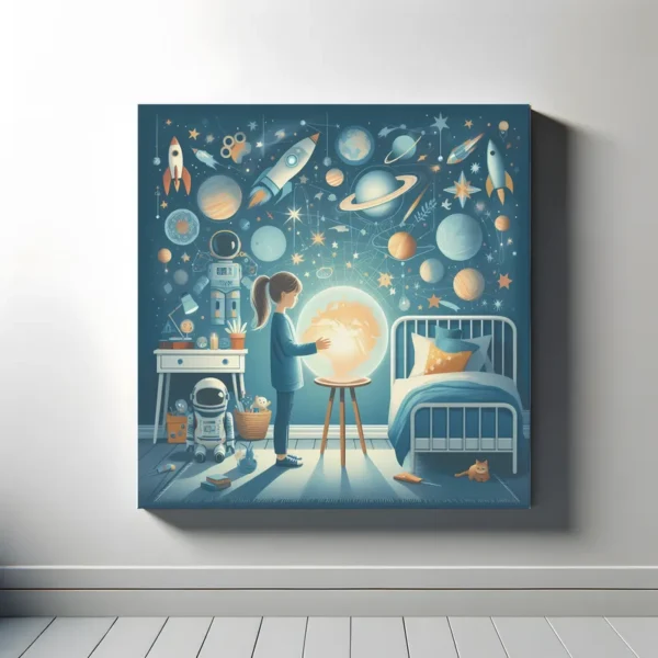 Stellar Dreams | Illustrated Kids Space Art | LoveSpaceArt