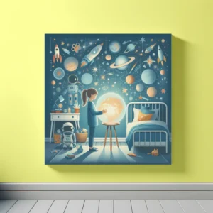 Stellar Dreams | Illustrated Kids Space Art | LoveSpaceArt